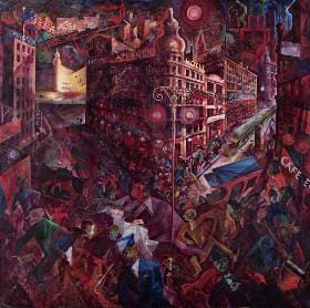 George Grosz - Metropolis (1916-1917)