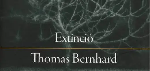 Detall de la coberta de la novel·la 'Extinció', de Thomas Bernhard